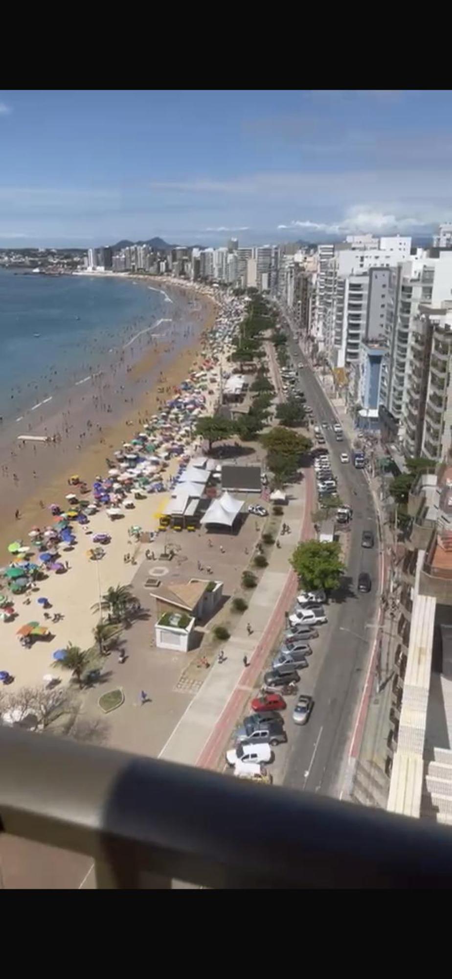 Malaga1201 Cobertura De Frente Para Praia Do Morro Guarapari Em Frente O Quiosque 19 Luaran gambar